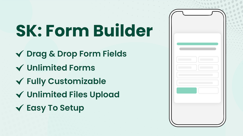 SK: Advanced Form Builder - Shopify Free App to Create Custom Forms and Data collections.